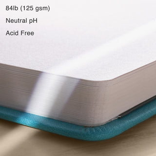 Hardcover Sketchbook Blue, 8.5" x 11", 80 sheets