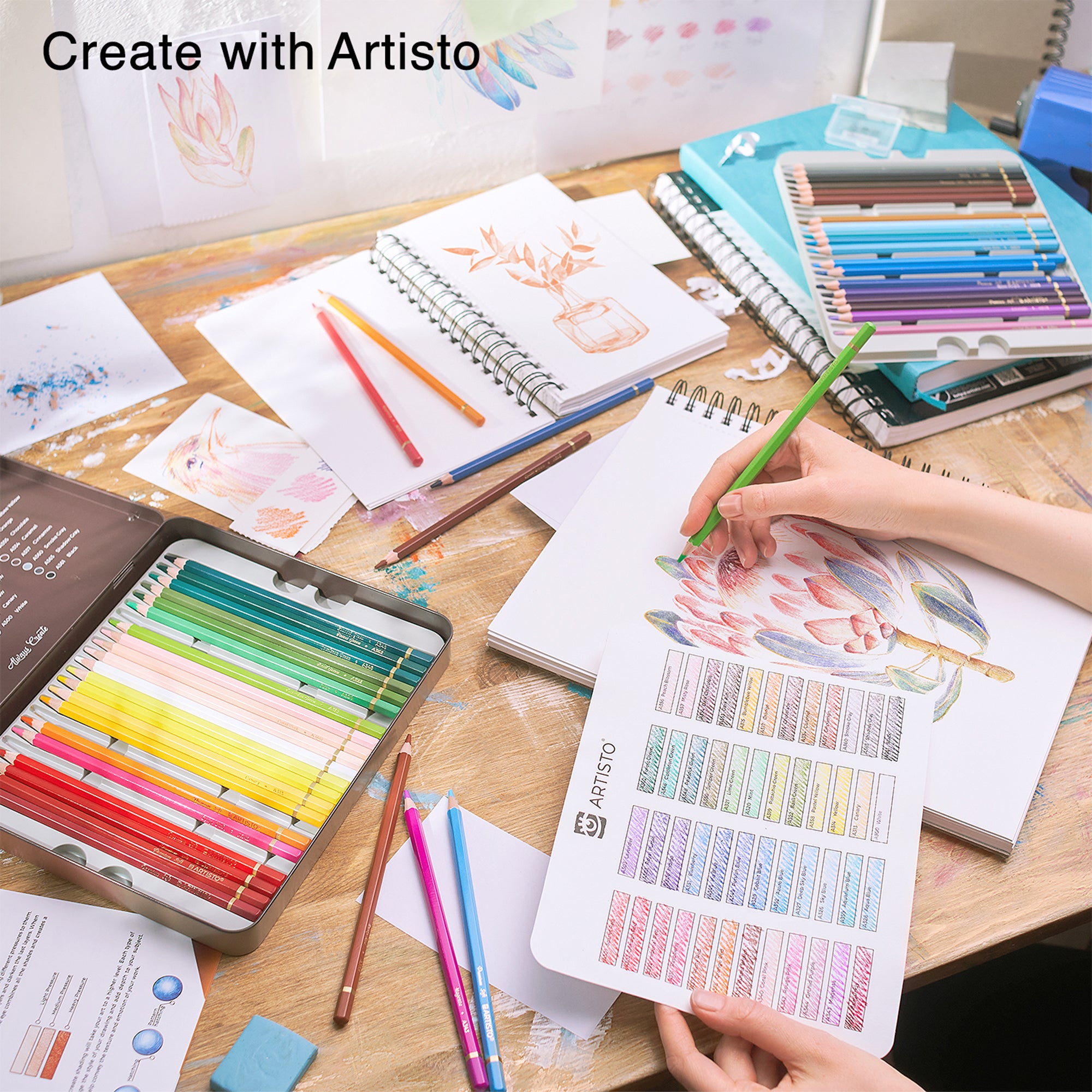 Brustro Artists' Soft Pastels Set of 48 - Captivating Color Palette / Get  now ! – BrustroShop
