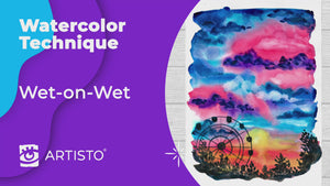 Watercolor technique Tutorial | Wet-on-Wet